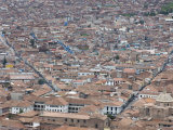 View of Cuzco from Surrounding Hills, Cuzco, Peru, South America Photographic Print by McCoy Aaron