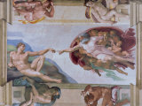 Michelangelo, the Creation of Adam in the Sistine Chapel, Vatican, Rome, Lazio, Italy, Europe Photographic Print by Rainford Roy