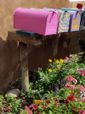 Mail Boxes, Santa Fe, New Mexico, United States of America, North America Photographic Print by Westwater Nedra