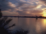 River Nile at Luxor, Egypt, North Africa, Africa Photographic Print by Ross John