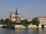 River Seine and Notre Dame Cathedral, Paris, France, Europe Photographic Print by Pitamitz Sergio