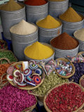 Spices in the Souks in the Medina, Marrakesh, Morroco, North Africa, Africa Photographic Print by De Mann Jean-Pierre