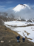 Mount Ngauruhoe and South Crater, Taupo, Tongariro National Park, North Island, New Zealand Photographic Print by Waltham Tony
