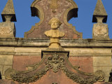 Bust of Vasco Da Gama, Estoi Palace, 18th to 19th Centuries, at Estoi, Faro, Algarve, Portugal Photographic Print by Westwater Nedra