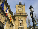 Town Hall and Clock Tower, Aix En Provence, Provence, France, Europe Photographic Print by Short Michael