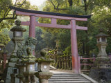 Entrance, Kasuga-Taisha Shrine, Nara, Kansai, Honshu, Japan Photographie par Schlenker Jochen