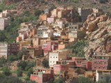 Tagoudiche Berber Village on Slopes of Jebel Lekst, Near Tafraoute, Morocco, North Africa, Africa Photographic Print by Jane Sweeney