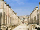Cardo, North Colonnaded Street, Jerash a Roman Decapolis City, Jordan, Middle East Photographic Print by Tondini Nico