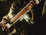 Sitar Player, India Photographic Print by Wilson John Henry Claude