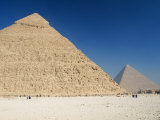 Pyramid of Khafre and the Great Pyramid of Khufu, Giza, Egypt Photographic Print by Schlenker Jochen