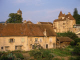 Old Stone Houses in Arbois, Franche-Comte, France Photographic Print by Short Michael
