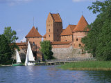 Trakai Castle in Lithuania, Baltic States, Europe Photographic Print by Richardson Rolf