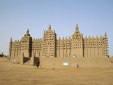 Great Mosque, the Largest Dried Earth Building in the World, Djenne, Mali Photographic Print by Pate Jenny