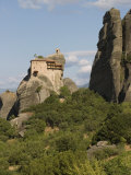 St. Nicholas Anapafsa Monastery, Meteora, Thessaly, Greece Photographic Print by Richardson Rolf