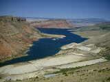 Reservoir on Green River, in the Flaming Gorge National Recreation Area, Utah Wyoming Border, USA Photographic Print by Waltham Tony