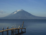 Volcano, Lake Atitlan, Atitlan, Guatemala, Central America Photographic Print by Rennie Christopher