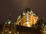 Fairmont Le Chateau Frontenac Hotel, Quebec City, Province of Quebec, Canada, North America Photographic Print by Snell Michael