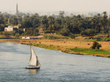 River Nile, Luxor, Thebes, Egypt, North Africa, Africa Photographic Print by Schlenker Jochen