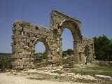 Gate of the Hellenic City of Diocaesarea, Now Uzuncaburc, Anatolia, Turkey Minor, Eurasia Photographic Print by Short Michael