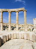 Oval Plaza, Colonnade and Ionic Columns, Jerash, a Roman Decapolis City, Jordan, Middle East Photographic Print by Tondini Nico