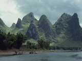 River Li Between Gweilin and Yangshuo in Guangxi Province, China Photographic Print by Woolfitt Adam