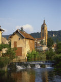 Belltower of St. Just Dating from the 16th Century, Arbois, Franche-Comte, France, Europe Photographic Print by Short Michael
