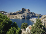 Lindos Acropolis on the Island of Rhodes, Dodecanese, Greek Islands, Greece Photographic Print by Teegan Tom