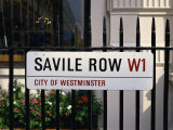 Savile Road, Street Sign, London, England, United Kingdom, Europe Photographic Print by Rawlings Walter