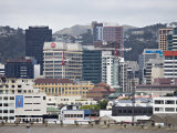 Wellington City Viewed from the Interislander Ferry, Wellington, North Island, New Zealand, Pacific Photographic Print by Smith Don