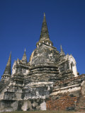 Buddhist Temple of Wat Phra Si Sanphet in Ayutthaya, Thailand, Southeast Asia Photographic Print by Wilson Ken