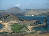 Coastline at Bartolome in the Galapagos Islands, Ecuador, South America Photographic Print by Sassoon Sybil