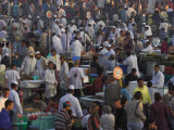 Night Market, Djemma El Fna Square, Marrakesh, Morocco, North Africa, Africa Photographic Print by Jane Sweeney