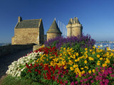View Towards the Solidor Tower in St. Servan, St. Malo, Ille-et-Vilaine, Brittany, France, Europe Photographic Print by Tomlinson Ruth