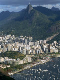 Corcovado Mountain and the Botafogo District of Rio De Janeiro from Sugarloaf Mountain, Brazil Photographic Print by Waltham Tony