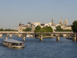 River Seine and Ile De La Cite, Paris, France, Europe Photographic Print by Pitamitz Sergio