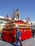Easter Sunday Procession at the End of Semana Santa, Ayamonte, Andalucia, Spain Photographic Print by Rennie Christopher