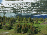 Hidden Lake, Near Logan Pass, Glacier National Park, High Rocky Mountains, Montana, USA Photographic Print by Waltham Tony