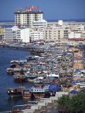 Dhow Wharf, Dubai, United Arab Emirates, Middle East Photographic Print by Waltham Tony