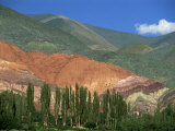 Seven Colours Mountain at Purmamaca Near Tilcara in Argentina, South America Photographic Print by Murray Louise