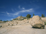 Boulder on Rocky Arid Landscape in the Tioga Pass Area of Nevada, USA Photographic Print by Wilson Ken
