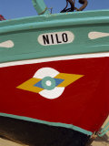Stylized Eye on Fishing Boat, Algarve, Portugal, Europe Photographic Print by Westwater Nedra