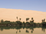 Umm El Ma Lake, Erg Awbari, Sahara Desert, Fezzan, Libya, North Africa, Africa Photographic Print by Pitamitz Sergio