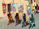 Medieval Parade of Giostra Del Saracino, Arezzo, Tuscany, Italy, Europe Photographic Print by Tondini Nico