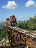 Auschwitz Wagon, Yad Vashem Holocaust Memorial, Jerusalem, Israel, Middle East Photographic Print by Simanor Eitan