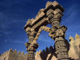 Torana of the Walled Jain Temples at Lodrapur, Rajasthan State, India Photographic Print by Wilson John Henry Claude