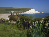 Cuckmere Haven and the Seven Sisters, East Sussex, England, United Kingdom, Europe Photographic Print by Pate Jenny