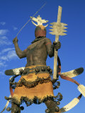 Apache Mountain Spirit Dancer, a 20Ft Bronze by Craig Dan Goseyun, Santa Fe, New Mexico, USA Photographic Print by Westwater Nedra