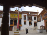 Courtyard of the Monastery of Likir, Ladakh, India Photographic Print by Simanor Eitan