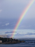 Rainbow on the Coast in Llanca, Cataluna, Spain, Europe Photographic Print by Taylor Liba