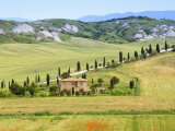 Crete Senesi Area, Near Asciano, Siena Province, Tuscany, Italy, Europe Photographic Print by Tondini Nico